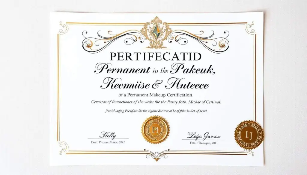 permanent makeup certification